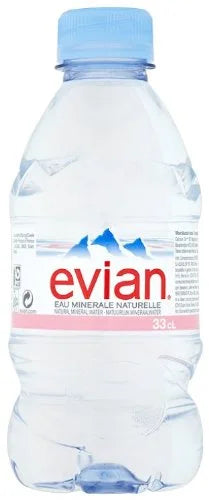 Evian Mineral Water 33cl Plastic Bottle