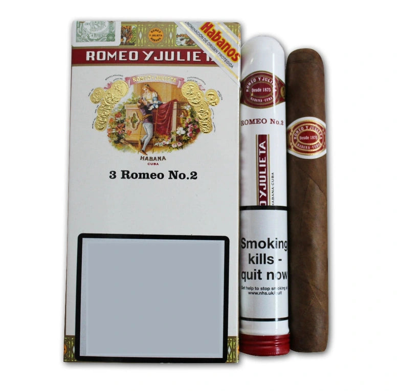 Romeo Y Julieta Romeo No.2 Tubos Box of 3