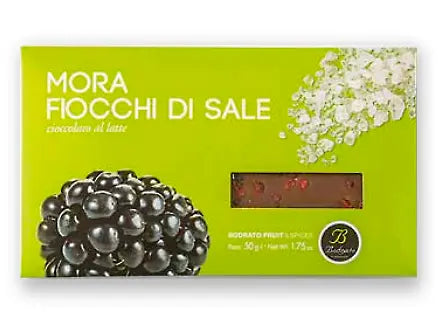 Bodrato Blackberry Salt Milk Chocolate 50g