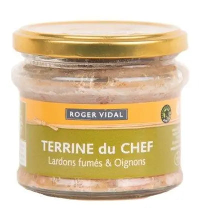 Roger Vidal Terrine du Chef aux Lardons Fumes et Oignons 180g