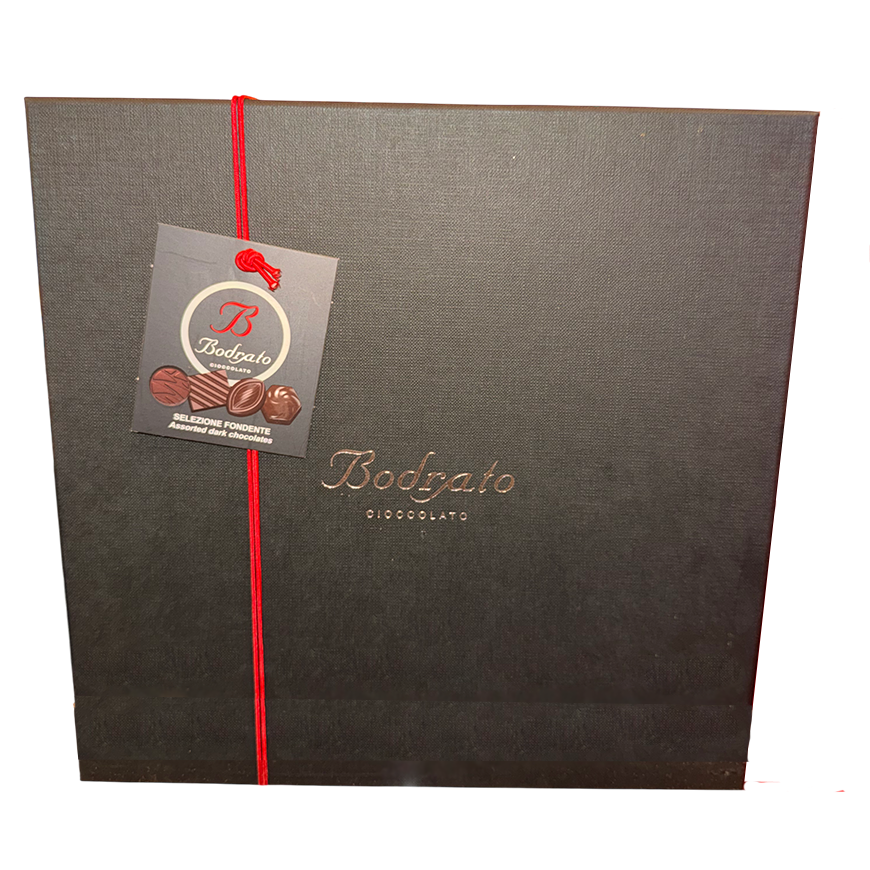 Bodrato Linea Quadrata Assorted Black Box 480g
