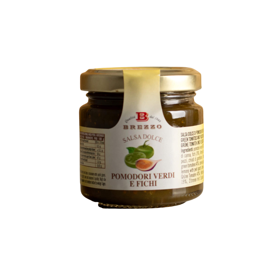 Brezzo Jam for Cheese Green Tomatoes and Figs 110g.