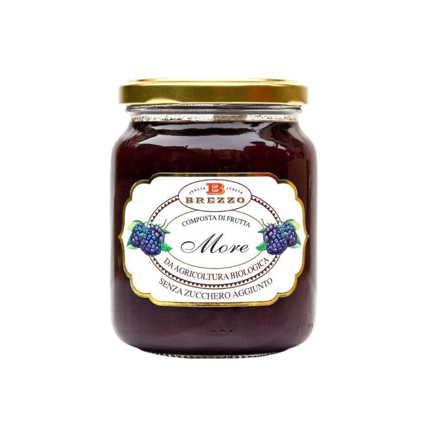 Brezzo Organic Compotes Blackberry 390g.