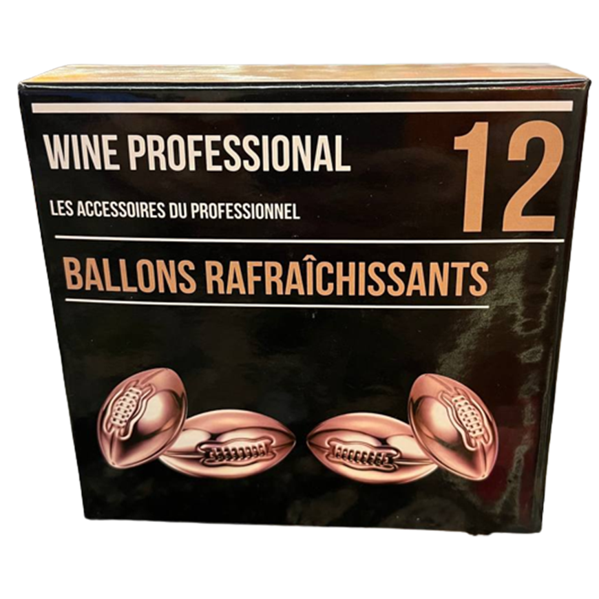 ClassWine 4 Rugby Balls Whiskey Stones