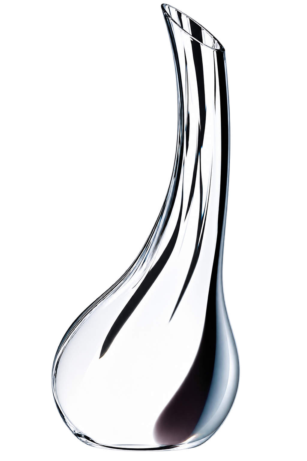 Riedel Decanter Cornetto Single Fatto A Mano Black White Black Optical