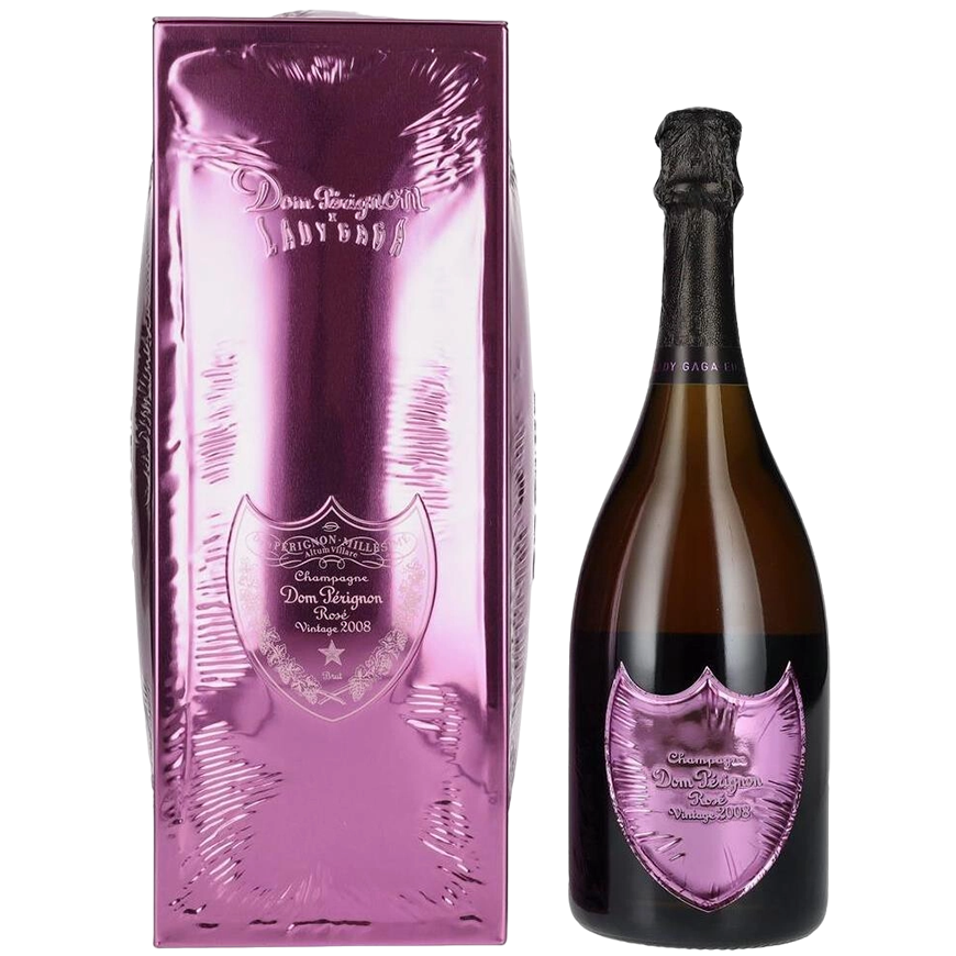 Dom Perignon Rose 2008 Lady Gaga Edition with Gift Box