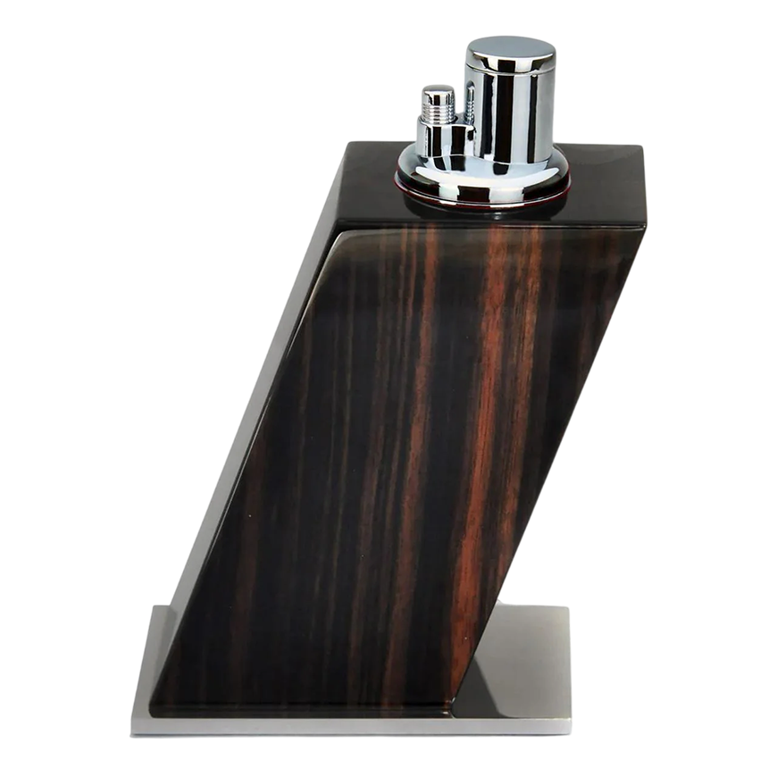 Elie Bleu Cigar Jet Flame Lighter Macassar Ebony