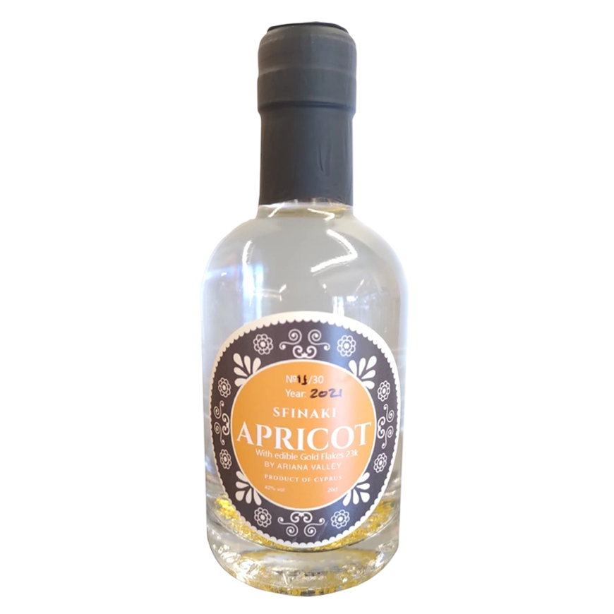 Sfinaki Apricot 20cl Gold Flakes 23k