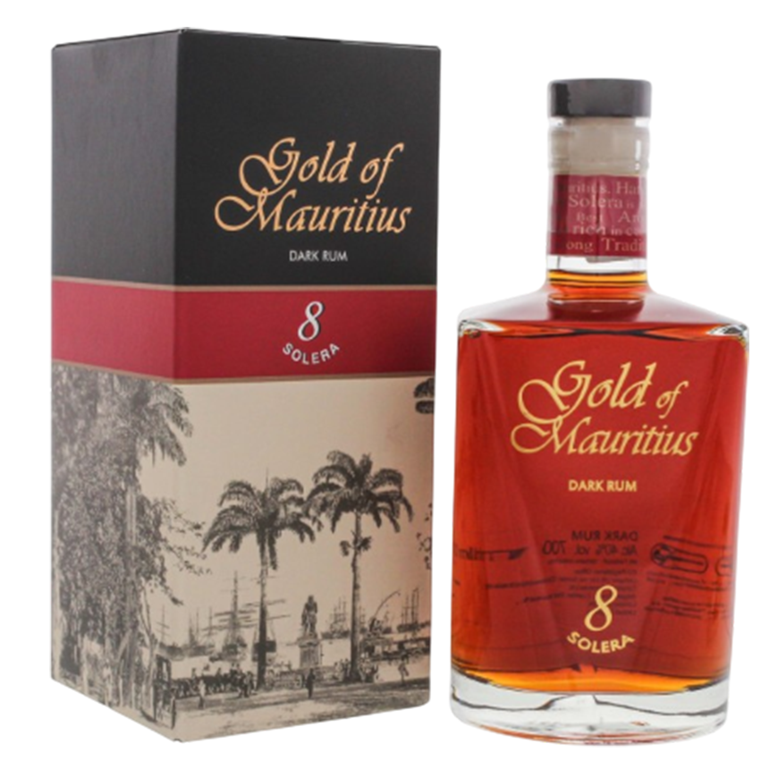 Gold of Mauritius 8 YO Solera Dark Rum 70cl