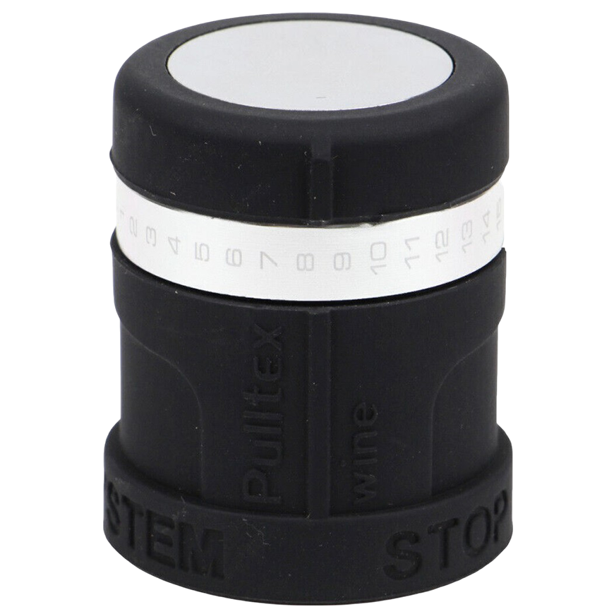 Pulltex AntiOx Silicone Wine Stopper Black