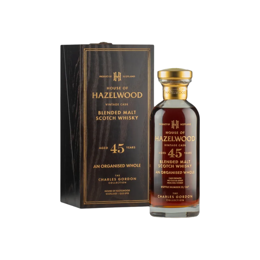 House of Hazelwood 45 YO The Charles Gordon Collection - An Organised Whole 70cl Gift Box
