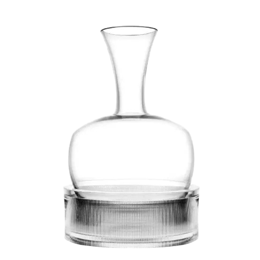 Italesse Alavin Decanter with Stopper and Base Clear 1.7L