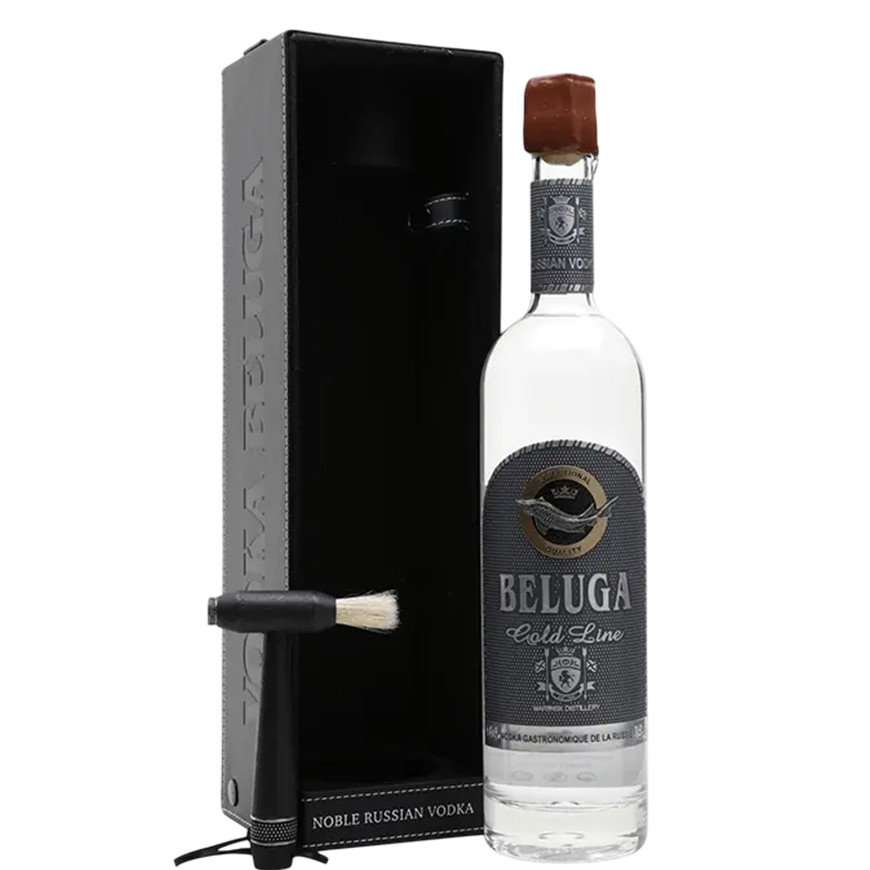 Beluga Gold Line Vodka Leather Gift Box 100cl
