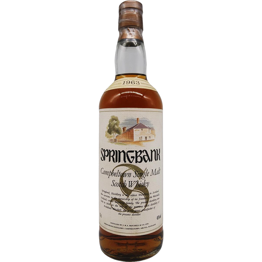 1963 Springbank Vintage Single Malt Scotch Whisky 70cl