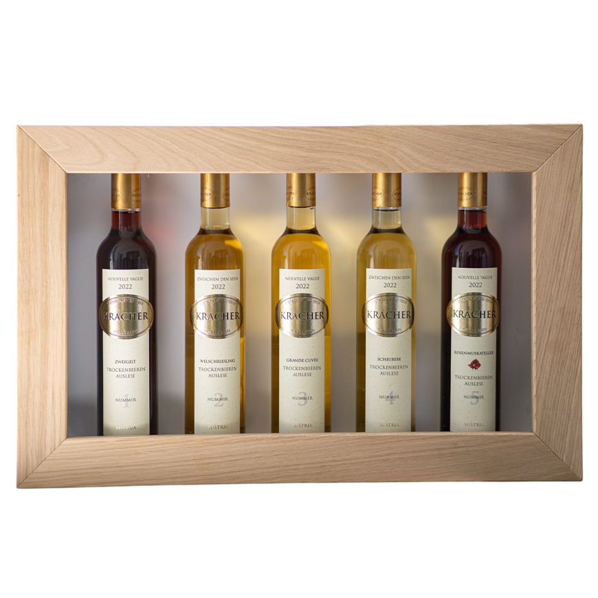 Kracher Collection Trockenbeeren Auslese No3 2022 Set of 5 37.5cl Gift Box