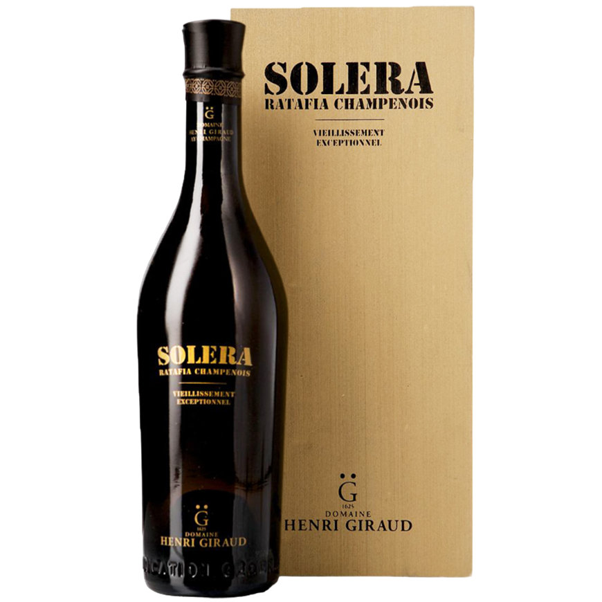 Henri Giraud Solera Ratafia de Champagne VE 50cl Wooden Box