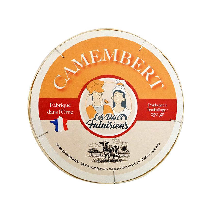 Les Deux Falaisiens Camembert 250gr