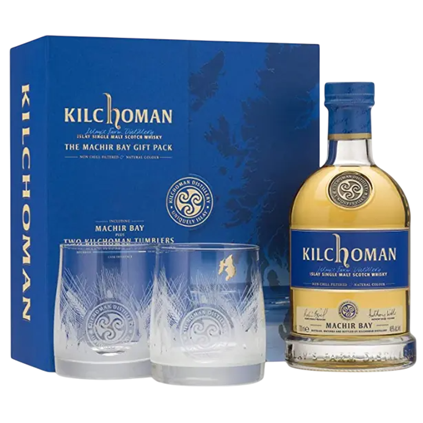 Kilchoman Machir Bay Gift Pack 70cl