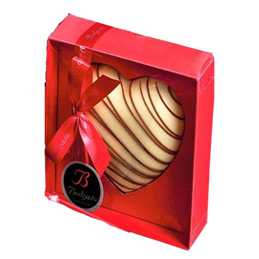 Bodrato Chocolate Heart White 200gr