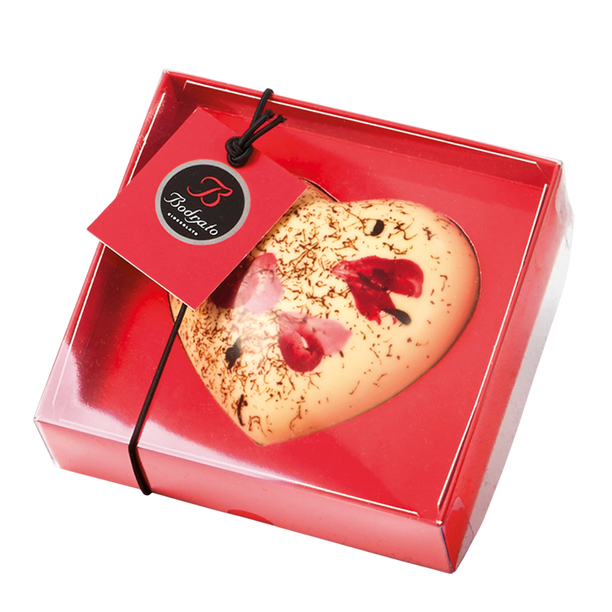 Bodrato Chocolate Heart Petali Bianco 80gr