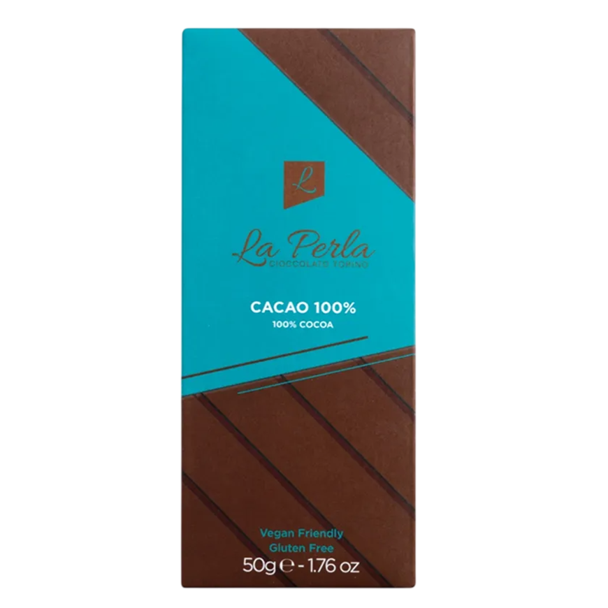 La Perla Chocolate Cioccolato Cacao 100% 50g