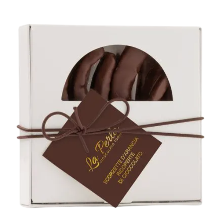 La Perla Candied Orange Peels Gift Box 150g