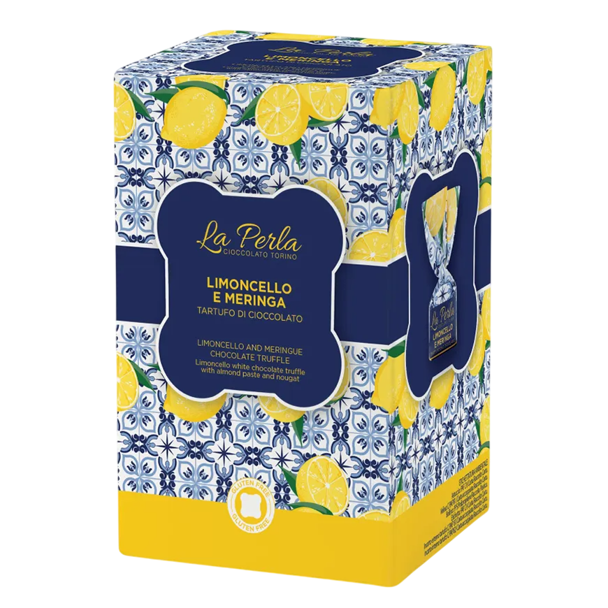 La Perla Chocolate Cioccolato Limoncello & Meringa Box 150g