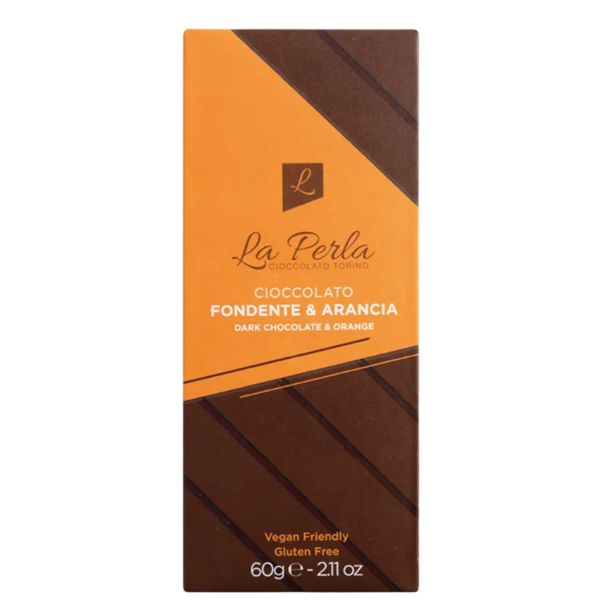 La Perla Chocolate Cioccolato Fondente & Arancia 60g