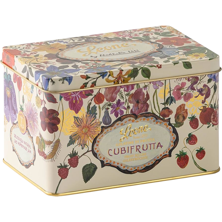 Leone Cubifrutta Assorted Nathalie Lete Tin 200g