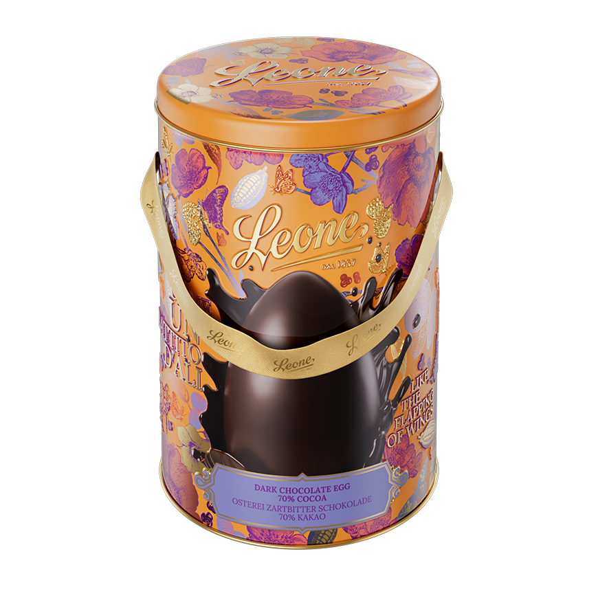 Leone Secret Garden Dark Chocolate Easter Egg 300g