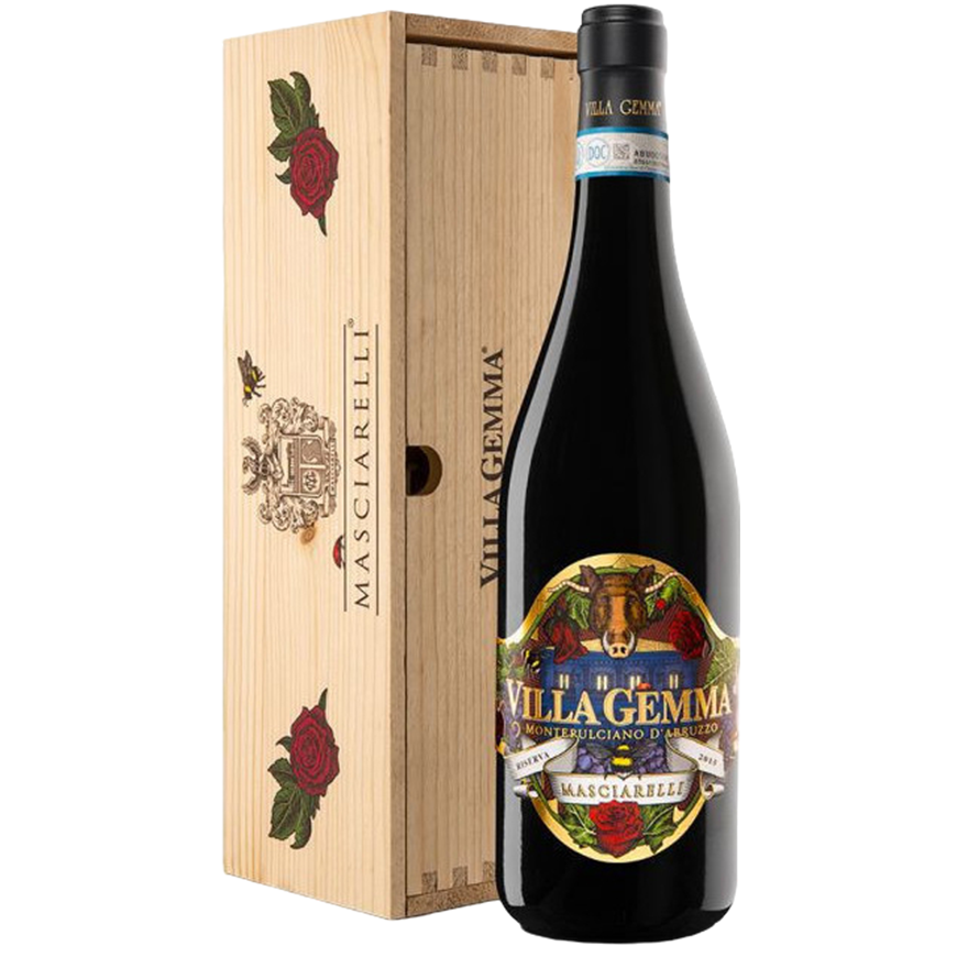 Masciarelli Villa Gemma Montepulciano dAbruzzo DOC Riserva 2015 Limited Edition Wooden Box