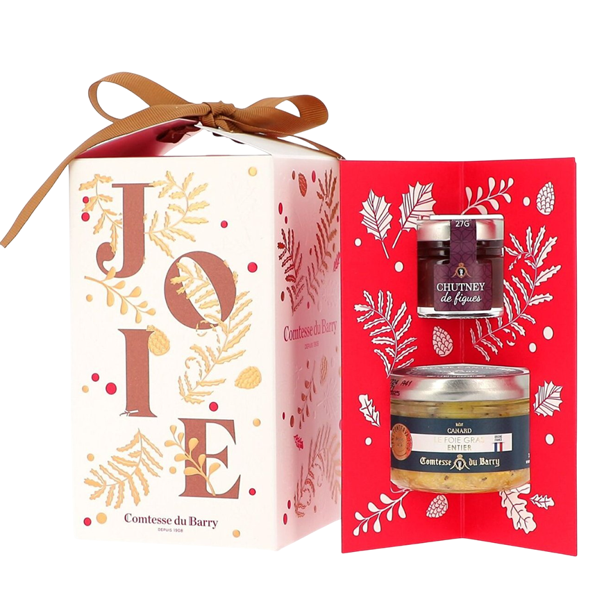 Comtesse Du Barry Coffret Foie Gras De Canard Entier 90g + Figue Chutney 27g