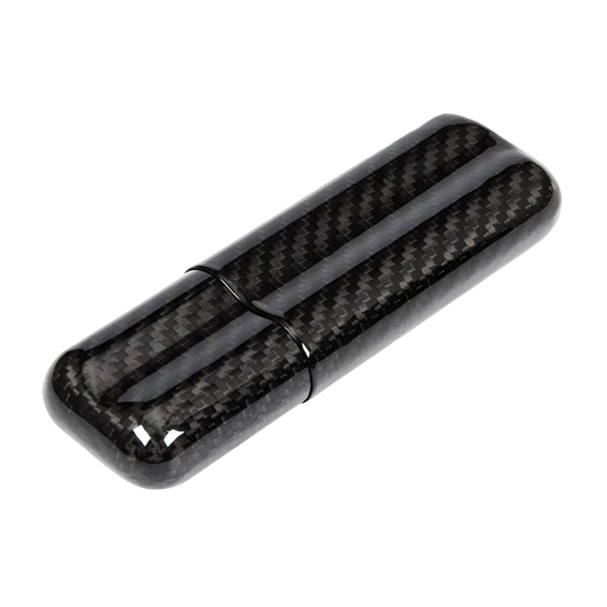 Cigar Case Carbon for 2pcs