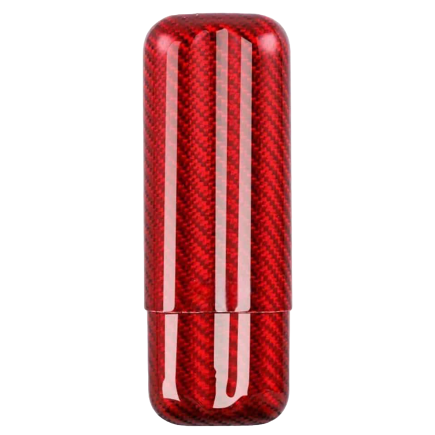 Cigar Case Carbon Red for 2pcs