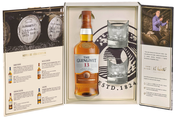 Glenlivet 13 YO With 2 Glasses 70cl