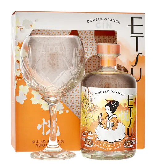 ETSU Double Orange Gin Gift Pack 70cl