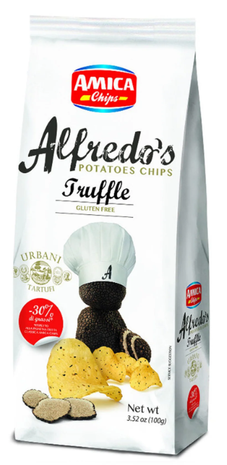 Amica Chips Alfredo's Chips Black Truffle Urbani 100g