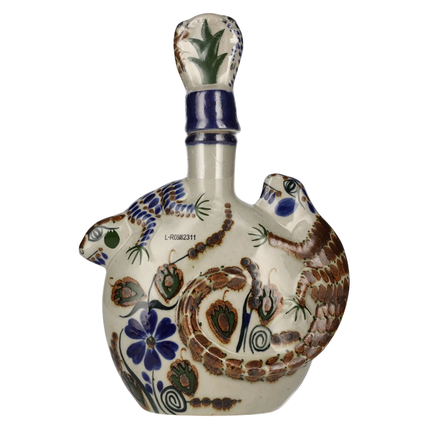 La Cofradia Iguanas Ceramica Reposado Tequila 70cl
