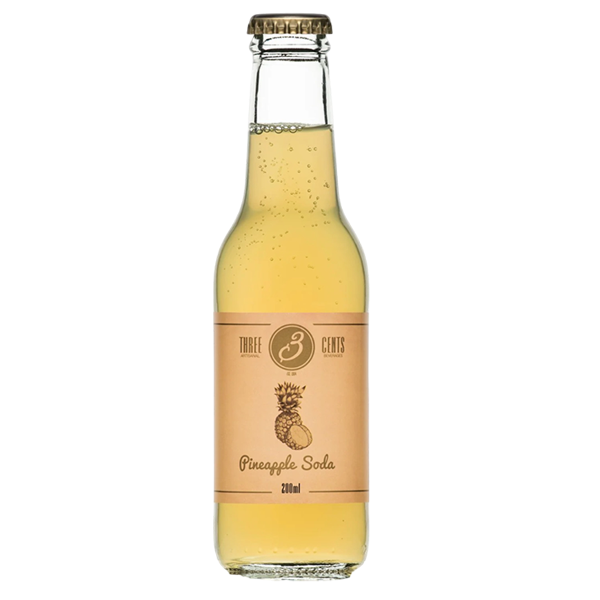 Three Cents Pineapple Soda 20cl