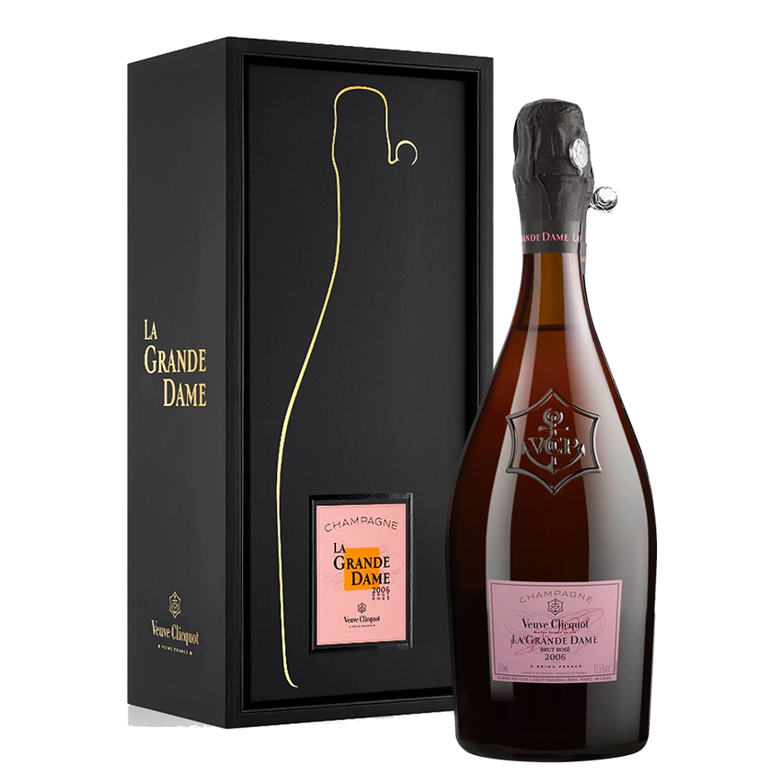 Veuve Clicquot La Grande Dame Rose 2006 Gift box