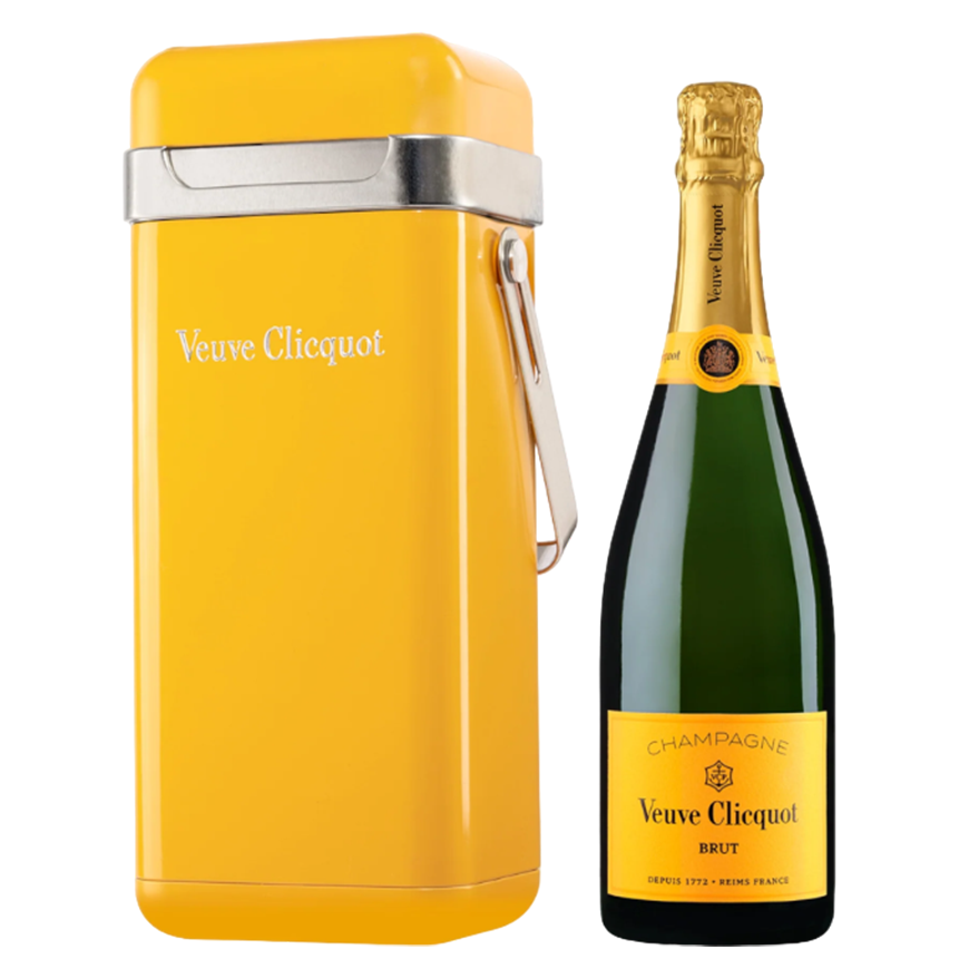 Veuve Clicquot Brut Yellow Label with cooler