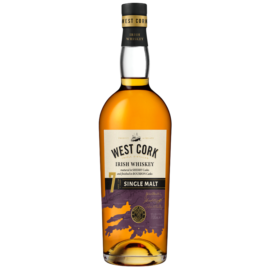 West Cork 7 YO Single Malt 70cl