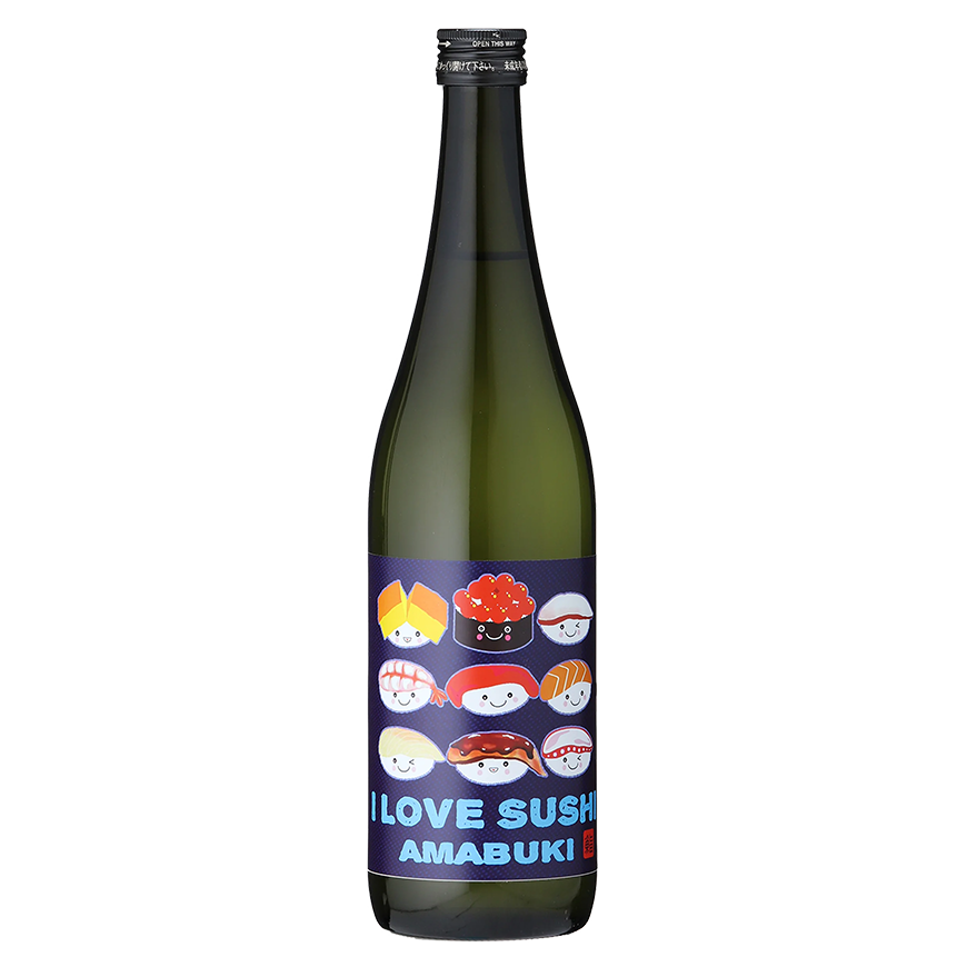 Amabuki I Love Sushi Junmai 72cl