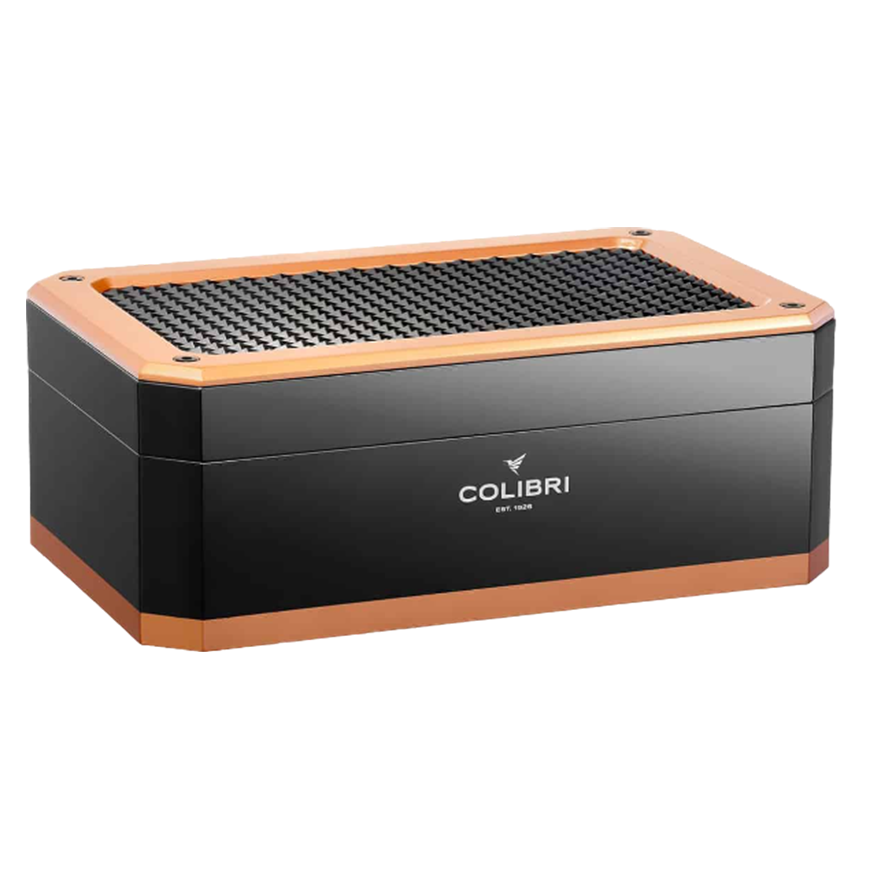 Colibri Rally Humidor - Black+Rose Gold For 125 cigars