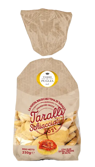 Terre di Puglia TARALLI Schiacciati tomato (250g)