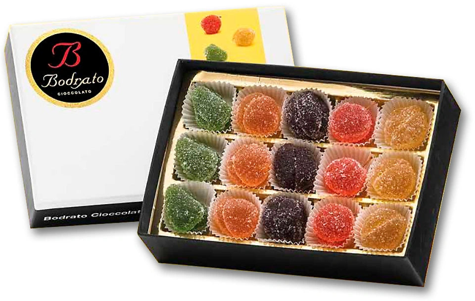 Bodrato Scatola Degustazione Gelatine Double Jelly Box 5 of Flavors 240g
