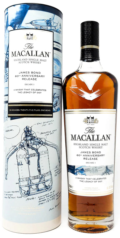 The Macallan James Bond 60th Anniversary Decade 1 70cl