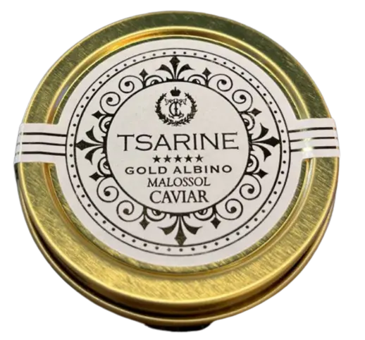 Tsarine Gold Albino Malossol Caviar 10g