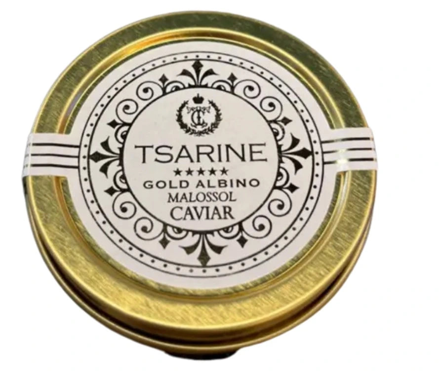 Tsarine Gold Albino Malossol Caviar 50g