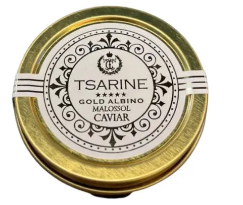 Tsarine Gold Albino Malossol Caviar 50g